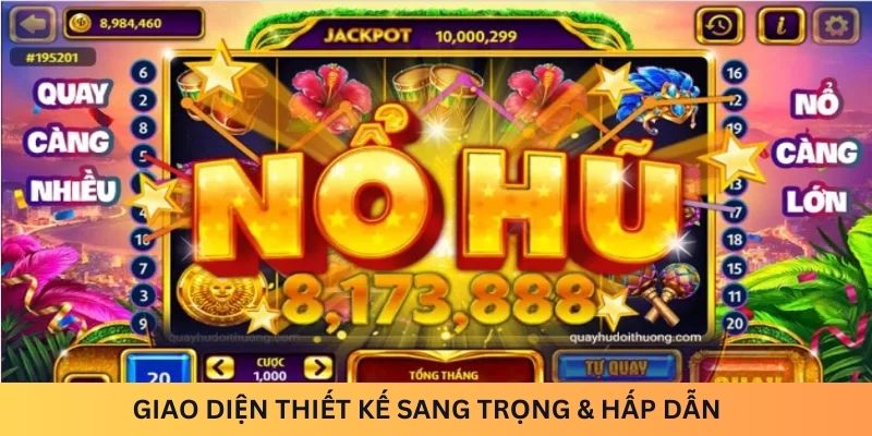 Giao diện thiết kế sang trọng & hấp dẫn