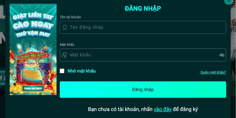 Hướng dẫn đăng nhập trên website 