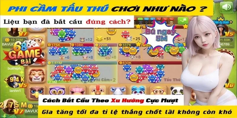 Hướng dẫn chơi phi cầm tẩu thú tại Sky88