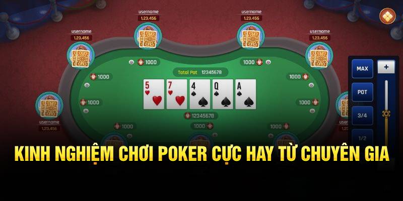 Cách chơi Poker online cực dễ newbie cần nắm