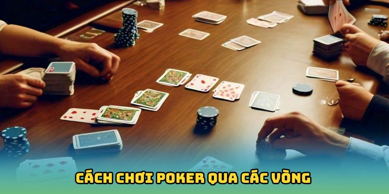 Cách chơi Poker qua các vòng