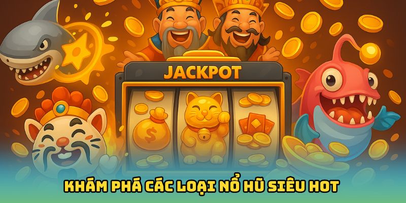 Khám phá các loại nổ hũ siêu hot