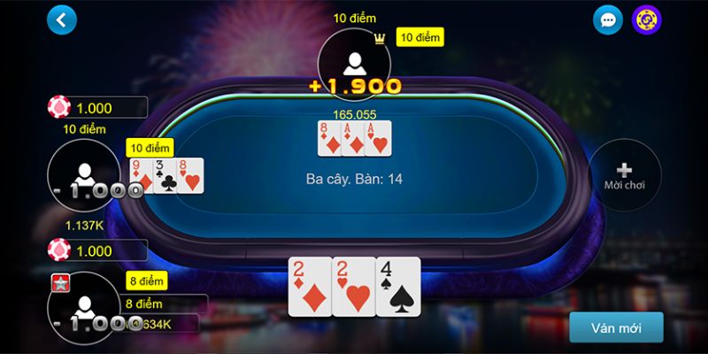 Cách chơi bài 3 cây bịp cơ bản dành cho tất cả tay cược