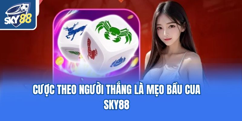 Cược theo người thắng là mẹo bầu cua Sky88