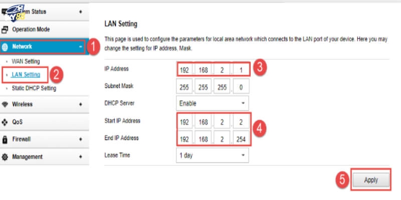 Thay đổi địa chỉ IP