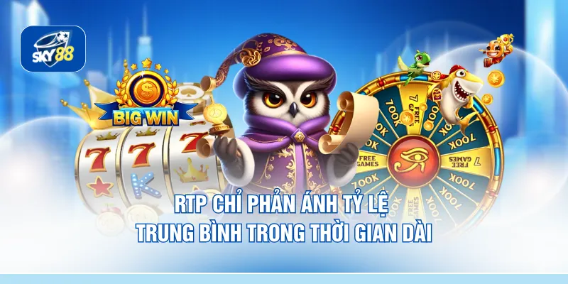 RTP chỉ phản ánh tỷ lệ trung bình trong thời gian dài
