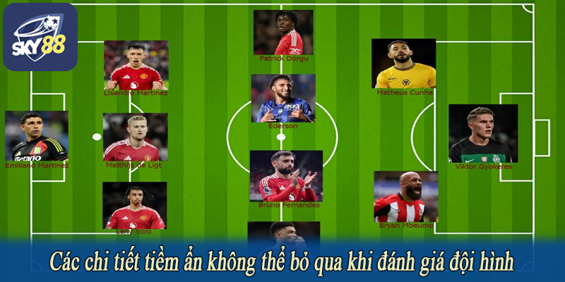 Các chi tiết tiềm ẩn không thể bỏ qua khi đánh giá đội hình