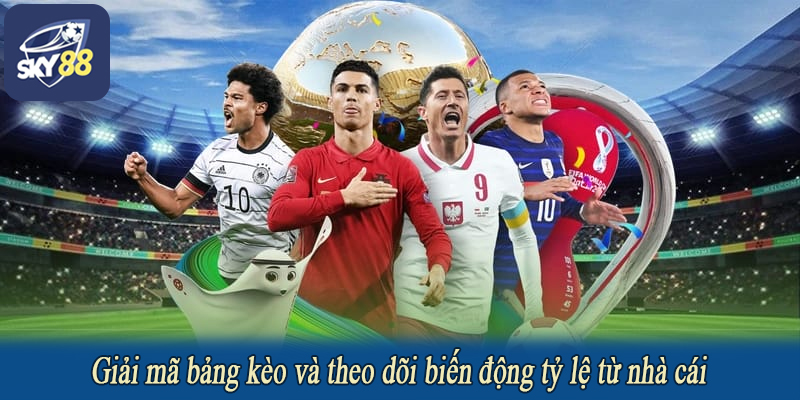 Giải mã bảng kèo và theo dõi biến động tỷ lệ từ nhà cái