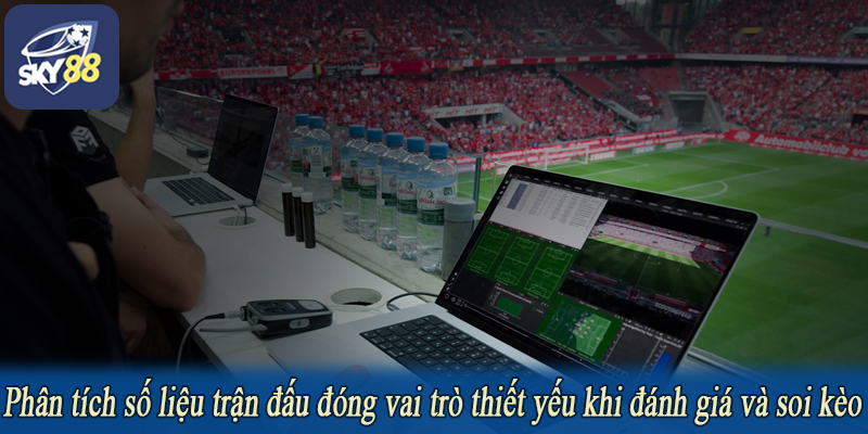Phân tích số liệu trận đấu đóng vai trò thiết yếu khi đánh giá và soi kèo