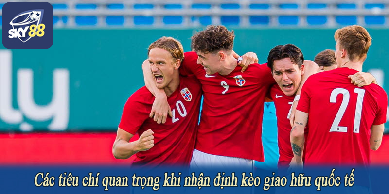 Các tiêu chí quan trọng khi nhận định kèo giao hữu quốc tế