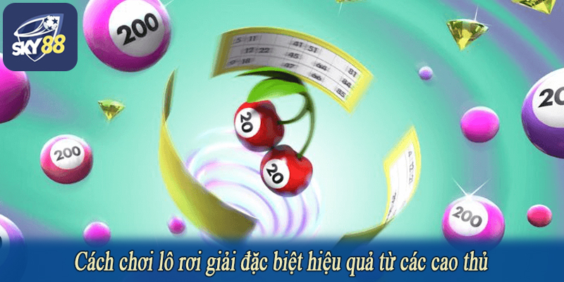 Cách chơi lô rơi giải đặc biệt hiệu quả từ các cao thủ