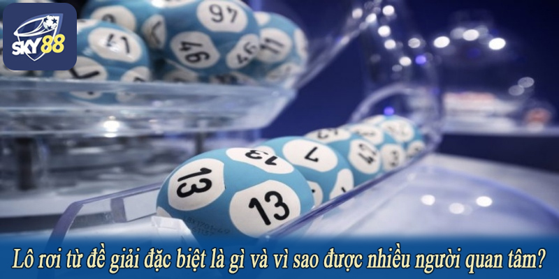 Lô rơi từ đề giải đặc biệt là gì và vì sao được nhiều người quan tâm?