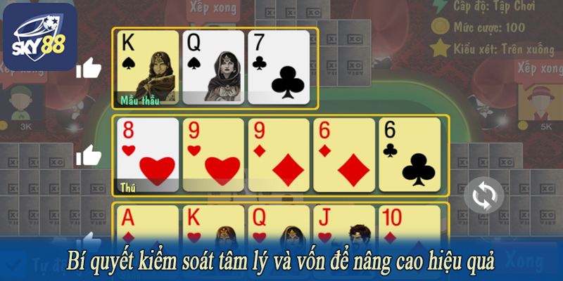 Bí quyết kiểm soát tâm lý và vốn để nâng cao hiệu quả