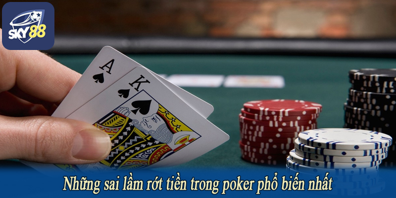 Những sai lầm rớt tiền trong poker phổ biến nhất