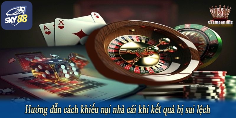 Hướng dẫn cách khiếu nại nhà cái khi kết quả bị sai lệch